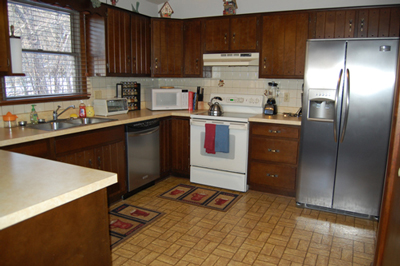 Kitchen: Berkeley Springs Cabin Rental