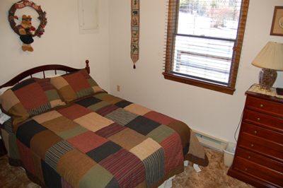 Full bed third bedroom:Berkeley Springs Cabin Rental